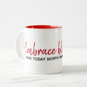Citation Inspirationnelle Sur La Mug De Café Blanc