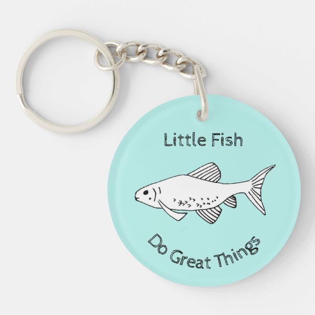 Citation Motivationnelle Animal Minnow Fish (Devant)