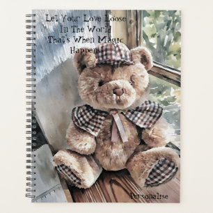 Citation Motivationnelle de l'ours en peluche vint