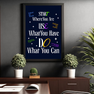 Citation Motivationnelle - Poster Inspiration Mini
