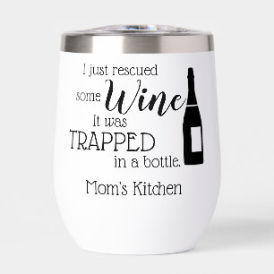 Citation personnalisée de maman amateur de vin drô