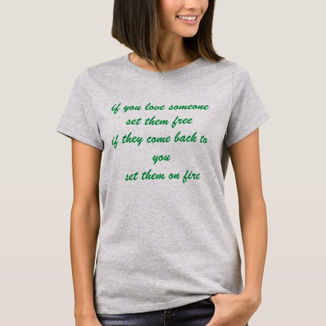 citation pleine d'esprit de T-shirt de femmes (Devant)