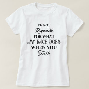 Citation Responsable, Smartass, Funny T-shirt Sarc