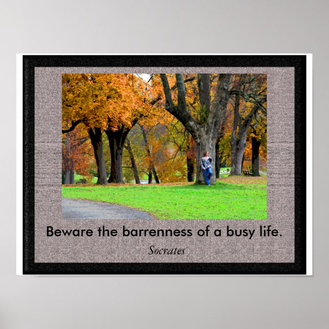 Citation Socrates - Impression d'art (Devant)