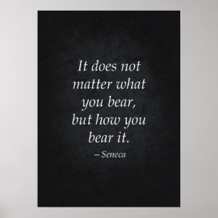 Citation stoïque - Affiche motivationnelle