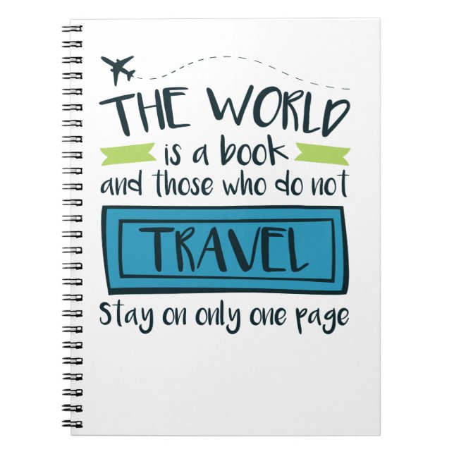 Citation Voyage Le Monde Est Un Livre (Devant)