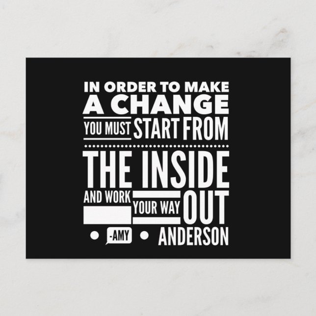 Citations avec signification carte postale (Devant)