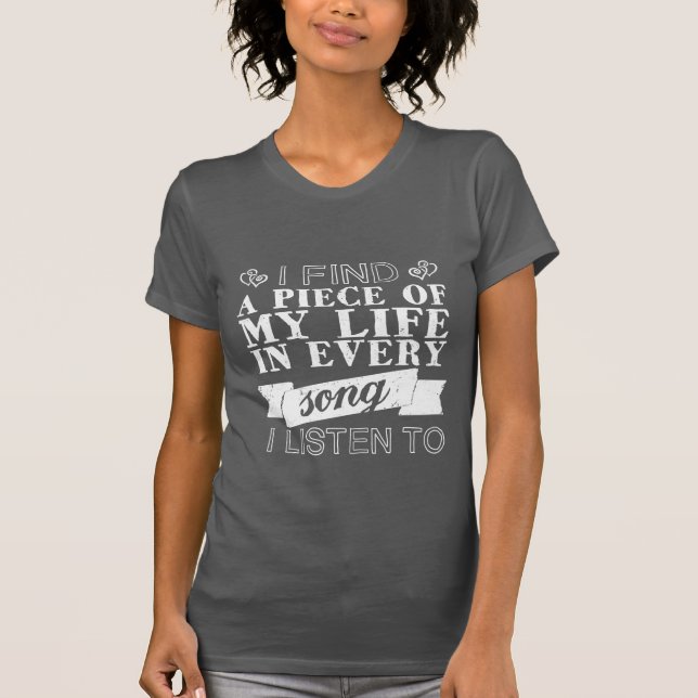 Citations de musique T-shirt pour Dames Grunge Sty (Devant)