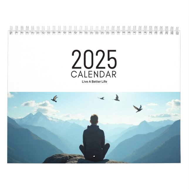 Citations de vie Inspirationnelles 2025 Calendrier (Protection)