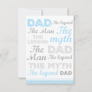 Citer les cartes de jour des Pères, papa l'homme l