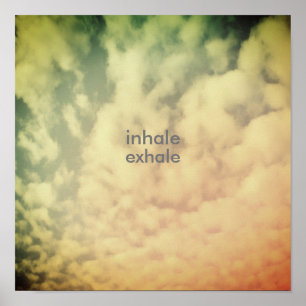 citer typographie poster texte sur les nuages