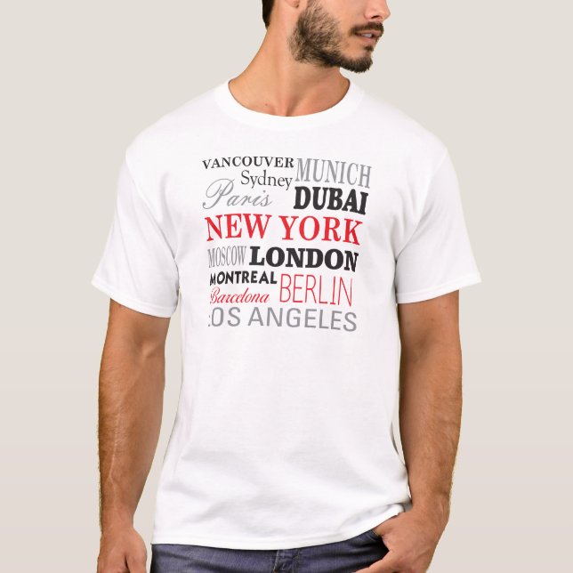 Cities of the world T-Shirt (Vorderseite)