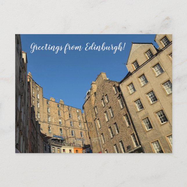 CITINERARIES: Greetings from Edinburgh! Postkarte (Vorderseite)