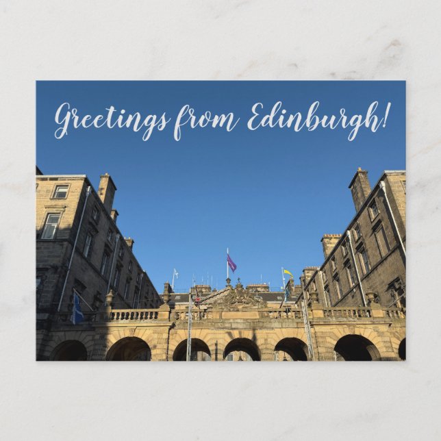 CITINERARIES: Greetings from Edinburgh! Postkarte (Vorderseite)