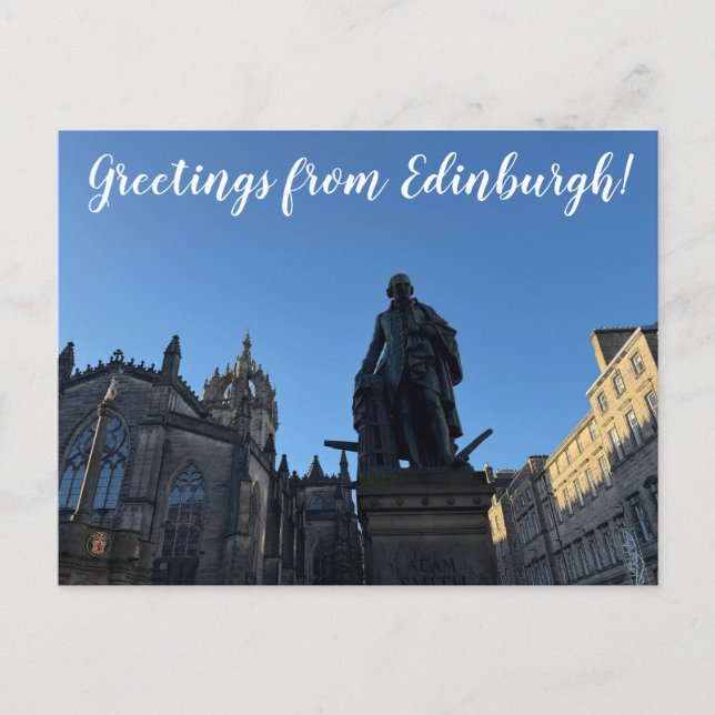 CITINERARIES: Greetings from Edinburgh! Postkarte (Vorderseite)