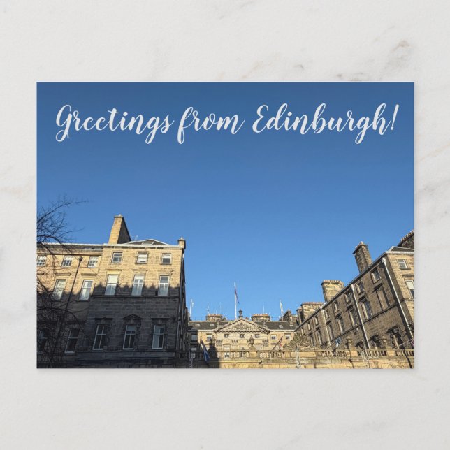 CITINERARIES: Greetings from Edinburgh! Postkarte (Vorderseite)