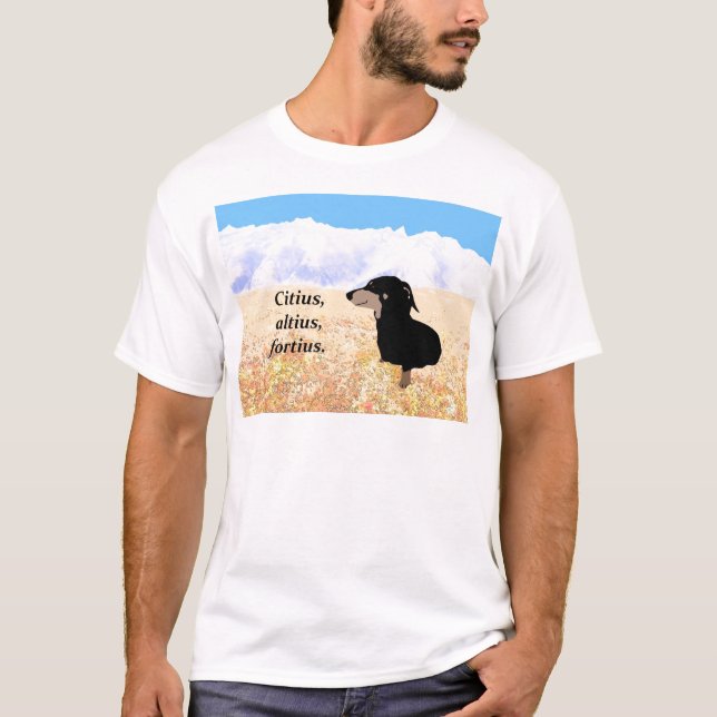 Citius, Altius, Fortius. T-Shirt (Vorderseite)