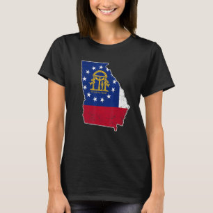 Citizen Stolud America Staat Uns gestörte Kartenan T-Shirt