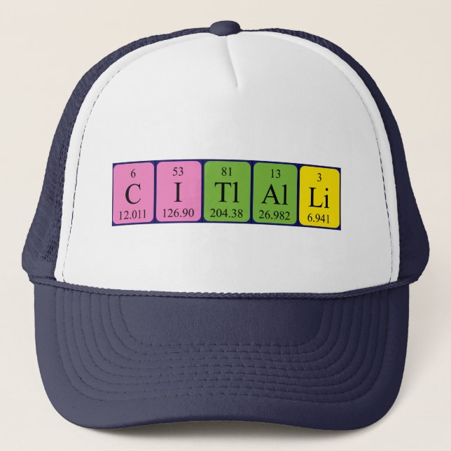 Citlallalli-Periodenname, der Truckerkappe (Vorderseite)