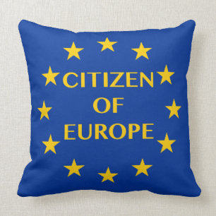 Citoyen de coussin de l'Europe