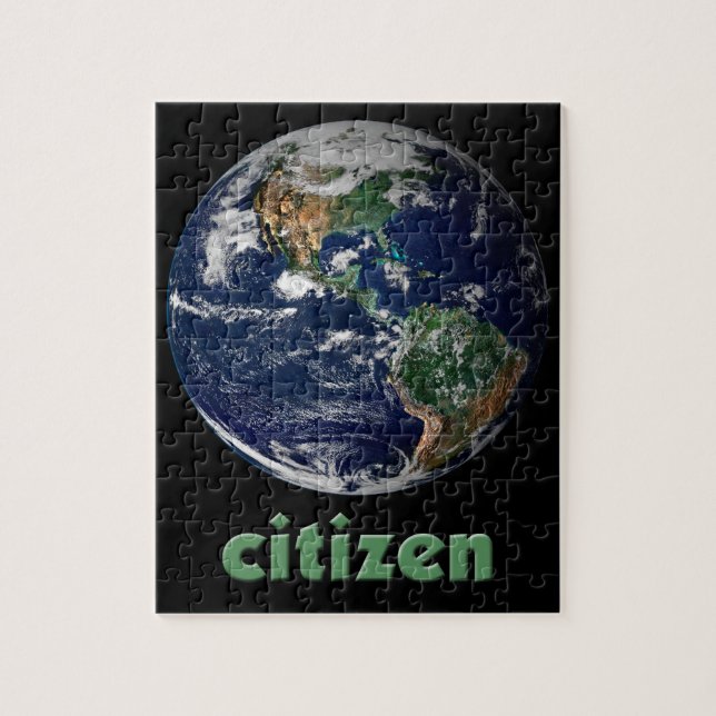 Citoyen de puzzle de la terre (Vertical)