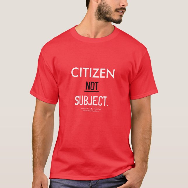 Citoyen non soumis - T-shirt (Devant)