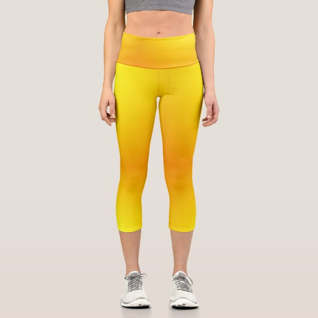 Citrine Capri Leggings (Vorderseite)