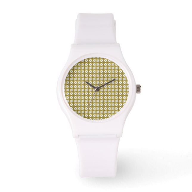 Citrine Clover Armbanduhr (Vorderseite)