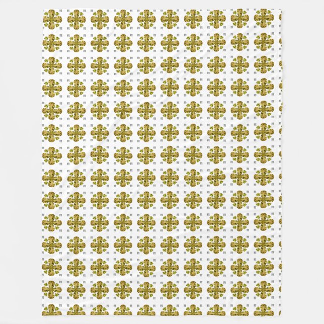 Citrine Clover Fleecedecke (Vorderseite)