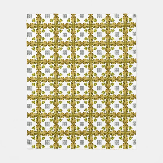 Citrine Clover Fleecedecke (Vorderseite)