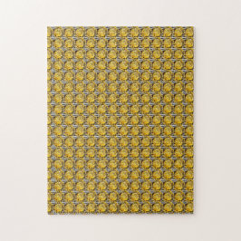 Citrine Diamond Gemstone Art, gelb