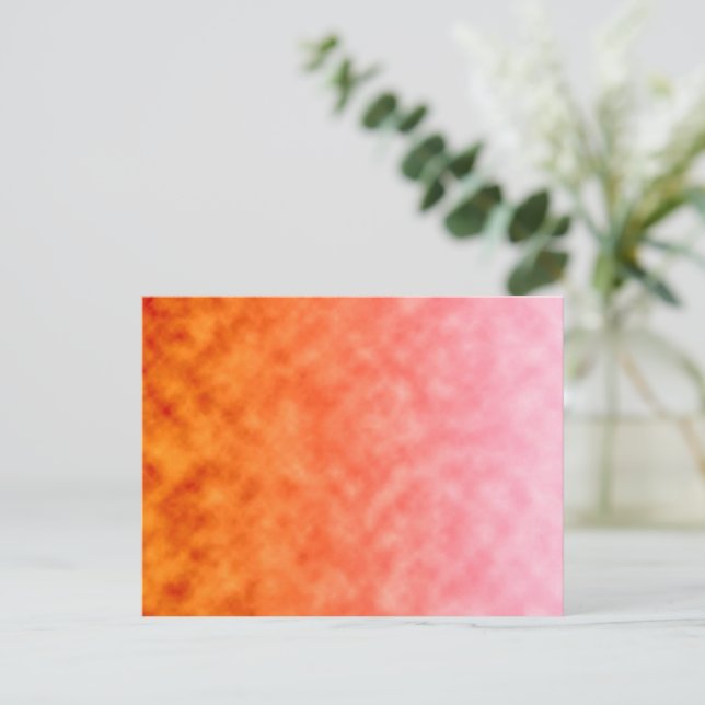 Citrine Glow Postkarte (Stehend Vorderseite)