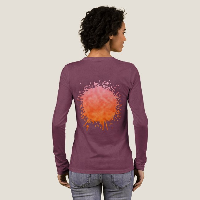 Citrine Glow Tri-Blend Shirt (Voller Rückseite)