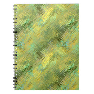 Citrine Yellow Glassy Textur Notizblock