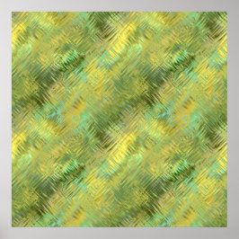 Citrine Yellow Glassy Textur Poster