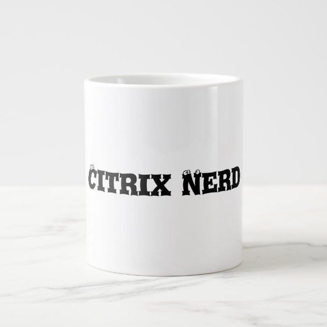 Citrix Nerd-Kaffee-Tasse Jumbo-Tasse (Vorderseite)