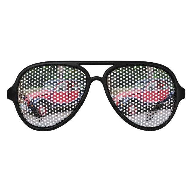Citroen 2 CV Charleston Partybrille (Vorderseite)
