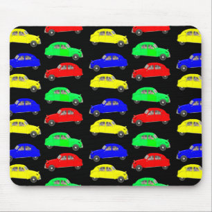 Citroen 2 CV Fliesenmuster Mousepad