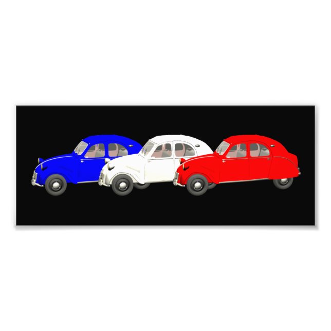 Citroën 2 CV Fotodruck (Vorne)