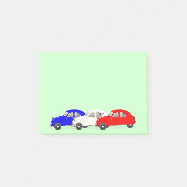 Citroën 2 CV Post-it Klebezettel (Vorderseite)