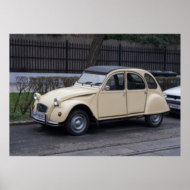 Citroën 2 CV Poster (Vorne)