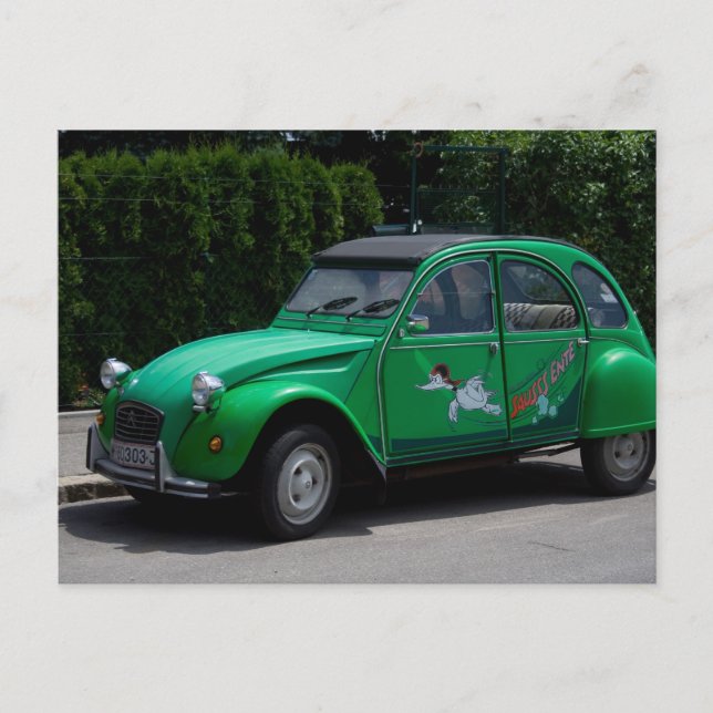Citroën 2 CV Postkarte (Vorderseite)