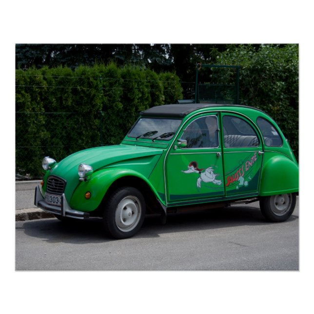 Citroen 2 CV Sauss Ente Poster (Vorderseite)
