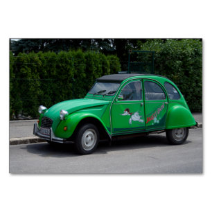 Citroen 2 CV Sauss Ente Tischnummer