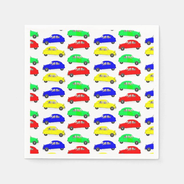 Citroen 2 CV Serviette (Vorderseite)