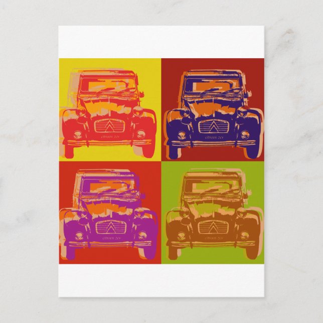Citroen 2CV 1 Postkarte (Vorderseite)