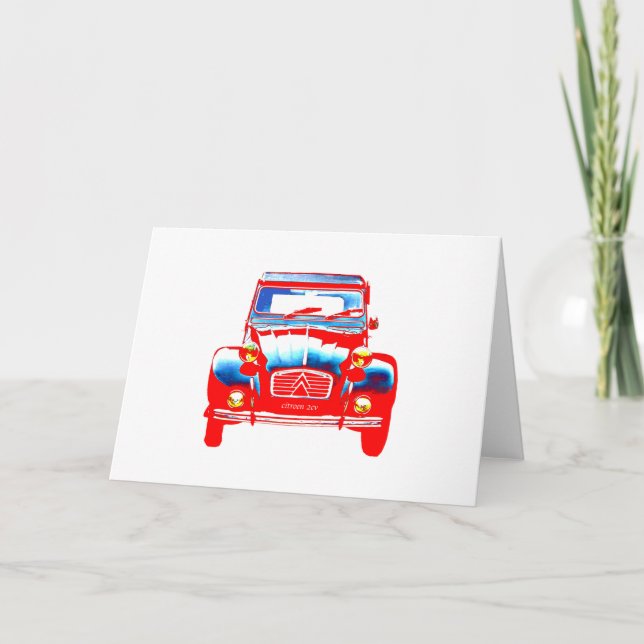 Citroen 2CV 2 Karte (Vorderseite)