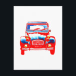 Citroen 2CV 2 Postkarte<br><div class="desc">Ab 1988 erfolgte die Produktion in Portugal und nicht in Frankreich. Diese Regelung dauerte zwei Jahre,  bis die Produktion von 2CV eingestellt wurde. Portugiesische Autos,  vor allem aus der Zeit,  als die Produktion abnahm,  haben den Ruf,  viel weniger gut hergestellt und korrosionsanfälliger zu sein als französische Autos.</div>