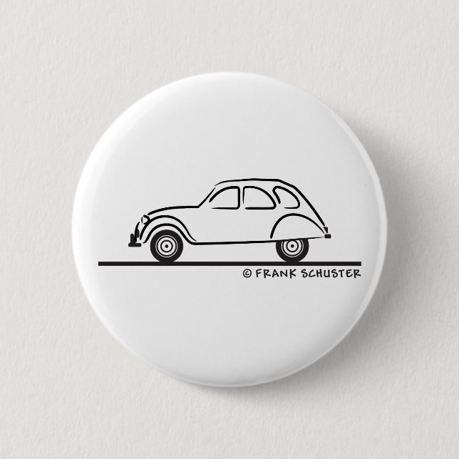 Citroen 2CV Button (Vorderseite)