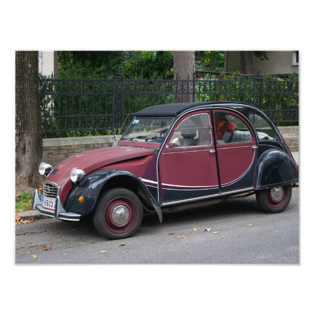 Citroen 2CV Charleston Fotodruck (Vorne)